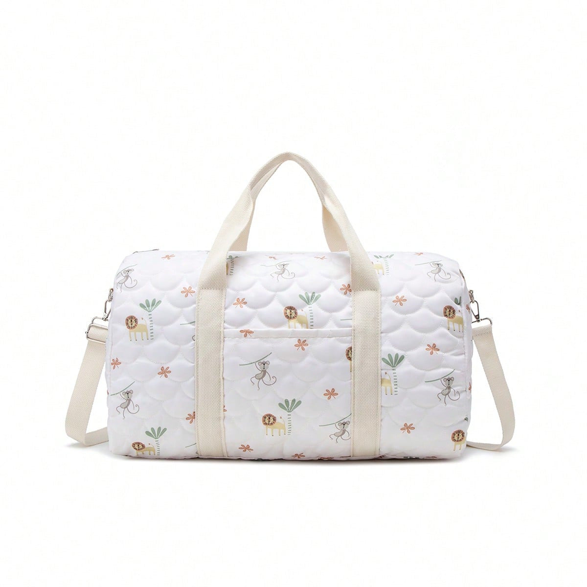 Embroidered Travel Bag Large Capacity Luggage Bag Lightweight Carry-on Handheld Shoulder Bag Boston Bag